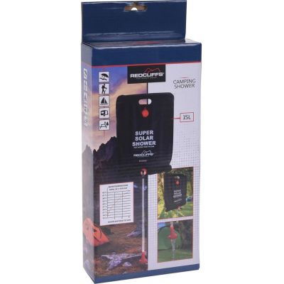 5. SOLAR SHOWER CAMPING TOURIST 15L REDCLIFFS
