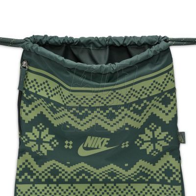 6. Nike Drawstrng-Fair Isle FZ7287-338 Backpack