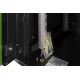 6. Digitus Unique 19" 7U 600x600 wall-mounted network cabinet, glass door, black, undivided, assembled, 100kg