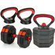 COMPOSITE KETTLEBELL PUSH-UP DEVICE 3-IN-1 10KG EB FIT