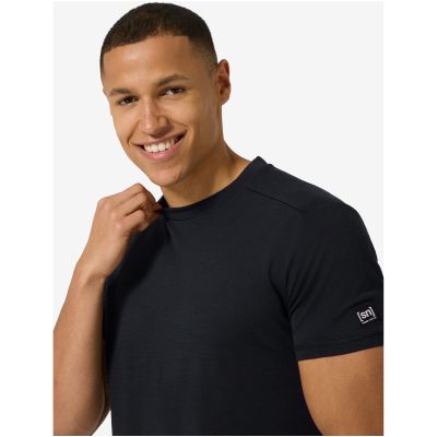 4. SUPER.NATURAL M ESSENTIAL SS Men's Short-Sleeve T-Shirt, Black