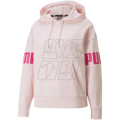 3. Puma Power Colorblock Hoodie TR W 847125 16