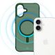 22. 3mk Smoke MagCase for iPhone 16 - Green-Translucent