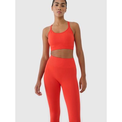 7. Women's seamless training leggings 4F 4FWSS25TFTIF380-62S