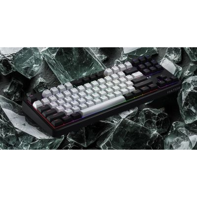 10. HATOR Rockfall 3 TKL Wireless Keyboard Universal USB + RF Wireless + Bluetooth QWERTY English White