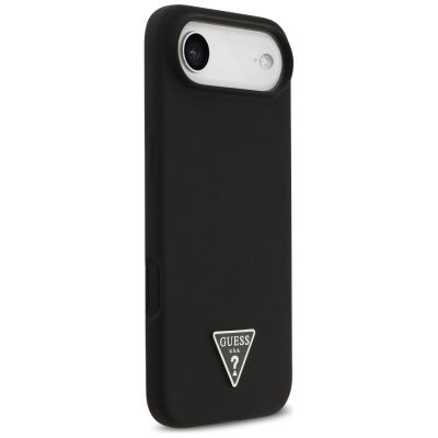 4. Guess Silicone Triangle Logo MagSafe Case for iPhone 17 Air - Black