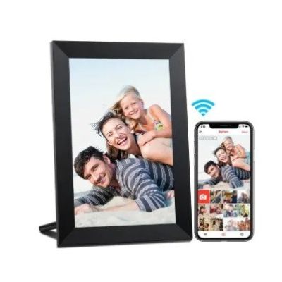 Aeezo Portrait 10.1” Multimedia Photo Frame (Black)