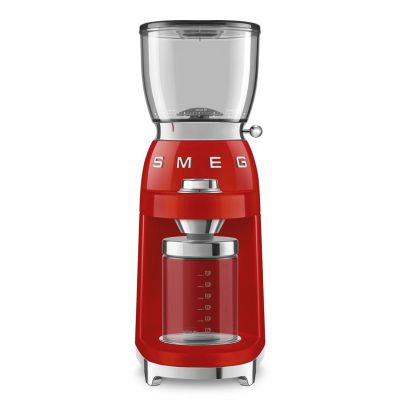 15. Smeg CGF11RDEU Coffee Grinder 150W Red