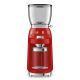15. Smeg CGF11RDEU Coffee Grinder 150W Red