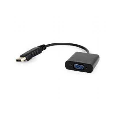 GEMBIRD A-DPM-VGAF-02 Adapter (DisplayPort M - D-Sub (VGA) F; 0.15m; black)