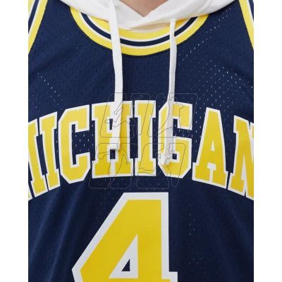 6. Mitchell &amp; Ness NCAA Swingman Road Jersey Michigan1991 Chris Webber SMJY4437-UMI91CWEASBL