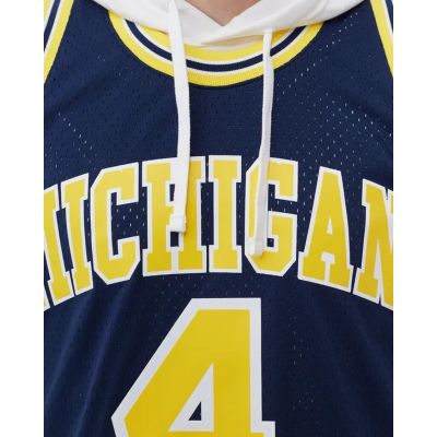 6. Mitchell & Ness NCAA Swingman Road Jersey Michigan1991 Chris Webber SMJY4437-UMI91CWEASBL