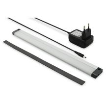 LED lighting unit for wardrobes with automatic switch, magnet