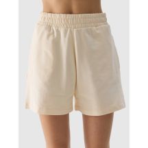 Women's cotton sweat shorts 4F
