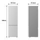 3. LG GBBSJ10EPY silver fridge-freezer 186 cm