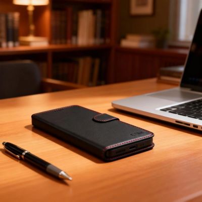 10. Tech-Protect Wallet Case for Samsung Galaxy S26 Ultra - Black and Red