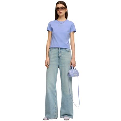 5. Puma ESS Script Tee Women's Purple 691760 60