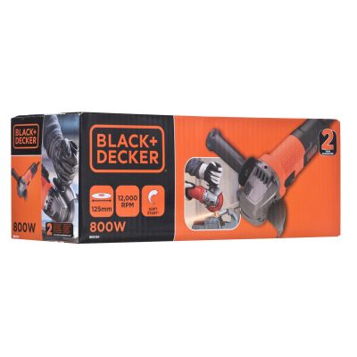 8. BLACK+DECKER BEG120-QS angle grinder (125mm)