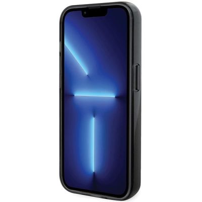 5. Karl Lagerfeld KLHMP13LHMRSKCK iPhone 13 Pro 6.1" black/black hardcase Ring Stand Karl&Choupette MagSafe