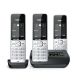 3. Gigaset 500A Comfort Trio Cordless Phone - Answering Machine - ECO DECT\GAP\CAT-iq - Silver + 2 additional handsets