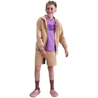 13. Nike Sportswear Club Fleece Beige Kids' Sweatshirt FD3004 200