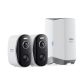 2. Baseus Security N1 Plus Dual 2K Outdoor Surveillance Kit (2 Cameras) – White