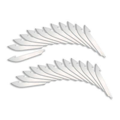 24 replaceable Outdoor Edge Drop-Point 350 blades