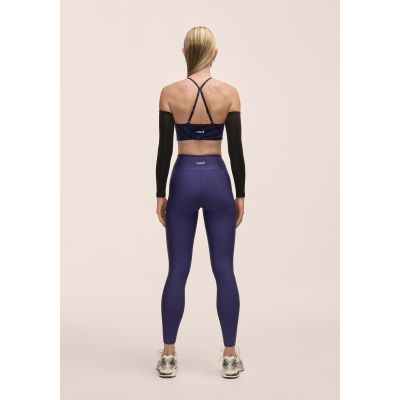 5. Casall Women's Overlap High Waist Tights Purple