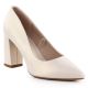 Pearl beige pointed toe pumps Sergio Leone PB216