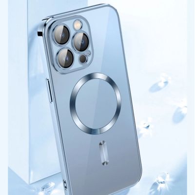 2. Wozinsky Electroplated Magsafe Case for Samsung Galaxy S24 FE - Blue