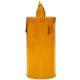 24. DECORATIVE CANDLE 10.5 CM AMBER WARM WHITE 1 LED