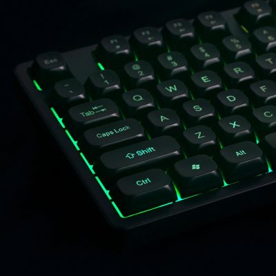 6. Wozinsky WKG-200 RGB Membrane Gaming Keyboard with Scroll Wheel - Black