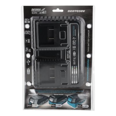 5. DEDRA DUAL CHARGER 18 V 2 x 2.3 A
