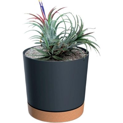 4. TUBO PM ANTHRACITE FLOWER POT 18CM