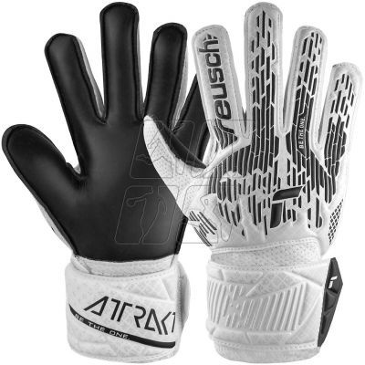 Reusch Attrakt Solid Jr 5472016 1101 goalkeeper gloves
