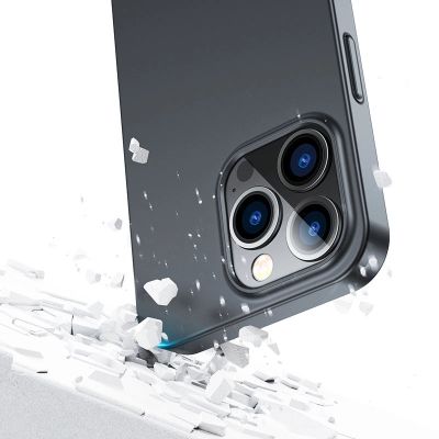 6. Joyroom 360 Full Case front and back cover for iPhone 13 Pro + tempered glass screen protector black (JR-BP935 black)