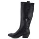 7. Women's leather cowboy boots black Big Star UU274521