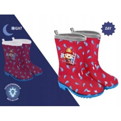 9. Perletti children's rain boots little fireman for boys