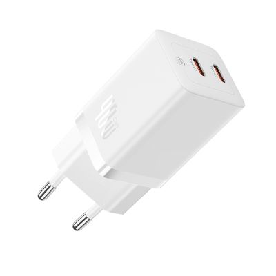 Baseus GaN5 Pro 40W 2xUSB-C Wall Charger - White