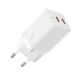 Baseus GaN5 Pro 40W 2xUSB-C Wall Charger - White