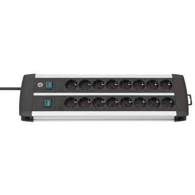 3. Brennenstuhl 1391000916 3 m power strip 16 x network sockets Indoor Black, White