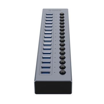 3. Orico BT2U3-16AB Hub 16x USB-A 3.0 with switches - gray