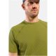 2. ODLO Men’s Short-Sleeve Crew-Neck T-Shirt CUBIC, Green