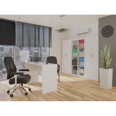 7. OLIV 2D filing cabinet 74x35xH180 white