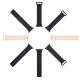 6. Dux Ducis Strap (Armor Version) Apple Watch Ultra, SE, 9, 8, 7, 6, 5, 4, 3, 2, 1 (49, 45, 44, 42 mm) Silicone Magnetic Band Bracelet Blue