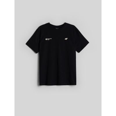 7. Women's loose T-shirt with print 4F 4FKAW26TTSHF4507-20S