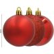 14. DECORATIVE PLASTIC BALL 12 PCS 60MM RED