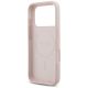 7. Guess Silicone Script Metal Logo MagSafe Case for iPhone 17 Pro - Pink