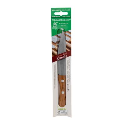 Herder Petty Carbon Steel Windmill Blade, 130mm, Cherry