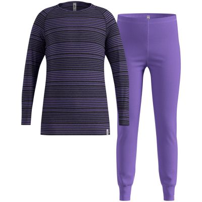 3. Thermal underwear - Odlo Set long ACTIVE WARM SET size 140cm Black
